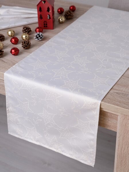 MK Lůžkoviny Lurexový Vánoční běhoun Hvězdná noc - 40 × 140 cm