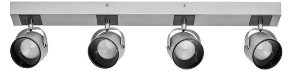LEDVANCE LED nástěnné a stropní bodové svítidlo Jupiter stříbrné 4 spoty 4058075828261