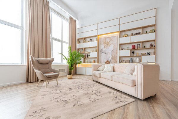 Koberec Agnella Isfahan Tosca bílý
