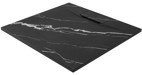 Sprchová vanička Bazalt CARRARA BLACK 90x90