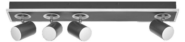 LEDVANCE LED nástěnné a stropní bodové svítidlo Mars CLICK-SELECT černé 4 spoty 4058075833999