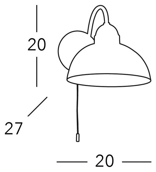 Austrolux Kolarz Nástěnné světlo Nonna, Ø 20 cm, jahody, hladký okraj, Bílá / opál, Obývací pokoj / jídelna, Sklo, Venkovský / rustikální