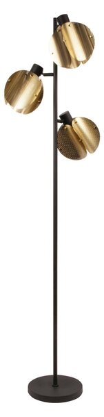 Zlatá stolní lampa Globe Skládaný design 3xE27