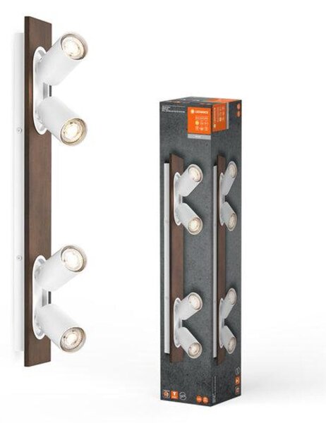 LEDVANCE LED nástěnné a stropní bodové svítidlo Mercury GU10 bílé 4x3.4W 927 DIM 4058075833616