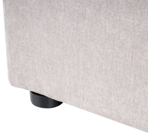Postel s úložným prostorem Žinylka QUILLIEN 180 x 200 cm Taupe