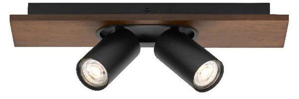 LEDVANCE LED nástěnné a stropní bodové svítidlo Mercury GU10 černé 2x3.4W 927 DIM 4058075828063