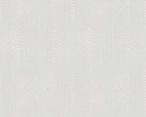 A.S. Création | Vliesová tapeta na zeď French Affair 39937-2 | 0,53 x 10,05 m | šedá, krémová
