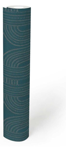 A.S. Création | Vliesová tapeta na zeď French Affair 39937-3 | 0,53 x 10,05 m | vining ivy, metalická