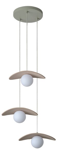 Závěsné svítidlo Pearl, 3x G9, Béžové