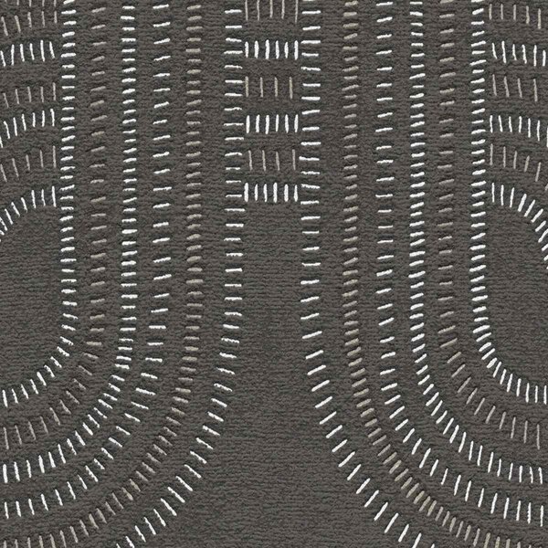 A.S. Création | Vliesová tapeta na zeď French Affair 39937-4 | 0,53 x 10,05 m | černá, metalická, bronzová