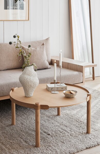 COOEE Design Keramická váza Isla Linnen - 32 cm CED413
