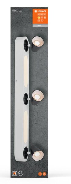 LEDVANCE LED nástěnné a stropní bodové svítidlo Neptune CLICK-SELECT bílé 3 spoty 4058075828346