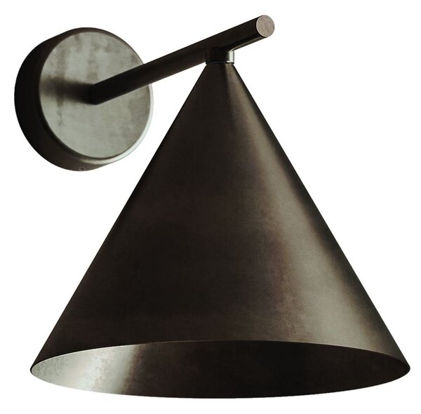 Il Fanale 286.08.MM Cone, nástěnné kovové svítidlo v úpravě morocco, 1xE14 max 10W, prům. 21cm, výška 22cm