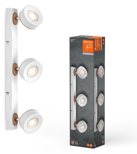 LEDVANCE LED nástěnné a stropní bodové svítidlo Pluto bílé 3 spoty 4058075827929