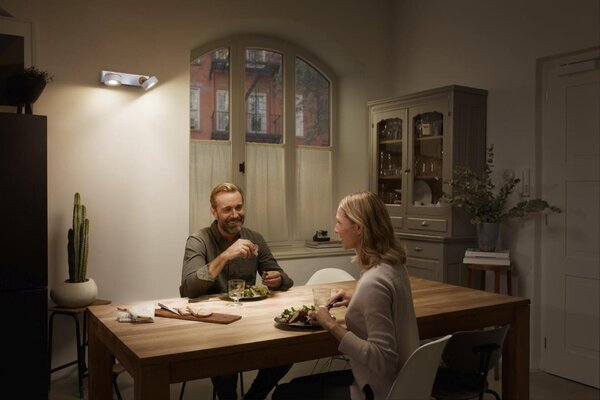LEDVANCE LED nástěnné a stropní bodové svítidlo Pluto bílé 2 spoty 4058075827905