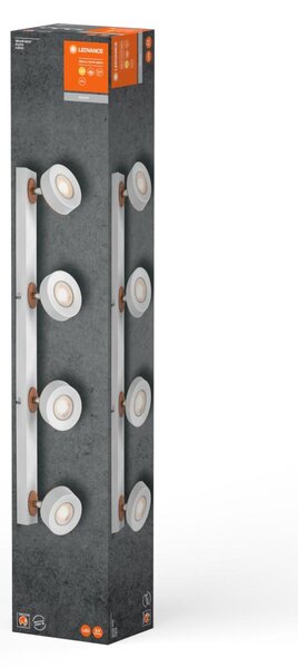LEDVANCE LED nástěnné a stropní bodové svítidlo Pluto bílé 4 spoty 4058075827943