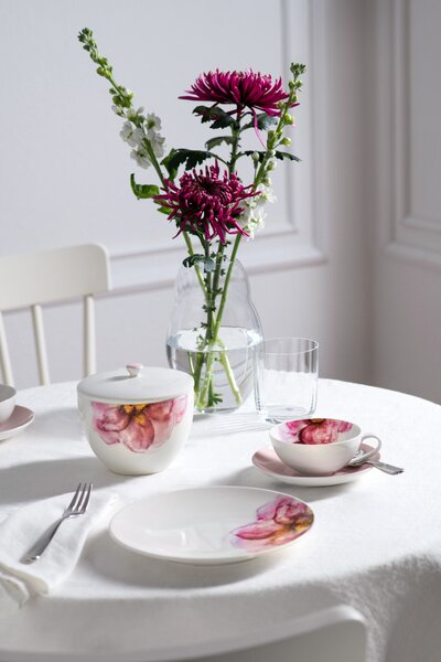 Villeroy&Boch Rose Garden dóza na sypaný čaj s pokličkou 0,7l, Villeroy & Boch