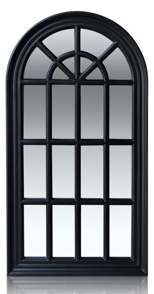 Casa Chic Savile Francouzské okenní zrcadlo Dřevěný rám 86 x 46 cm