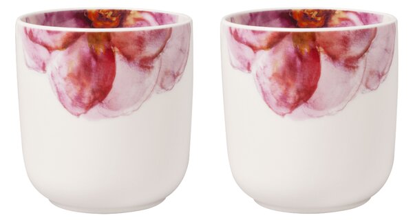 Villeroy&Boch Rose Garden sada dvou hrnků bez ouška, Villeroy & Boch