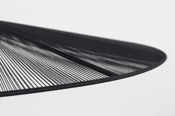 Zuiver Černé bavlněné závěsné světlo BELLE ⌀65 cm