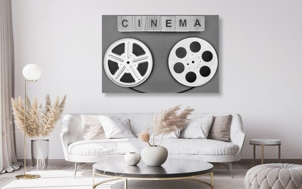 Obraz filmová páska v černobílém provedení