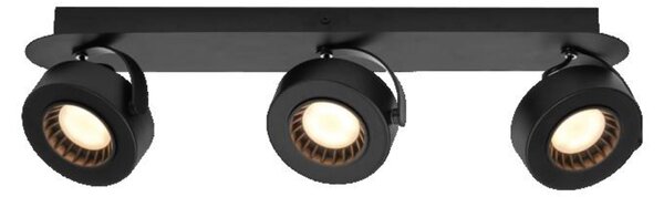 LEDVANCE LED nástěnné a stropní bodové svítidlo Venus černé 3 spoty 4058075833678