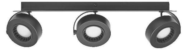 LEDVANCE LED nástěnné a stropní bodové svítidlo Venus černé 3 spoty 4058075833678