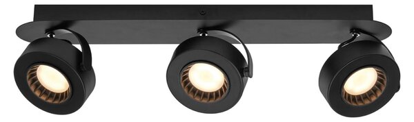 LEDVANCE LED nástěnné a stropní bodové svítidlo Venus černé 3 spoty 4058075833678