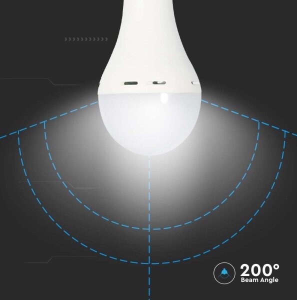 LED Žárovka s nouzovým režimem A70 E27/9W/230V 4000K