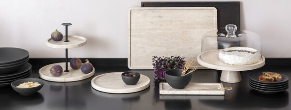 Villeroy&Boch Villeroy & Boch Manufacture Travertine servírovací podnos 25,5 × 10,5 cm