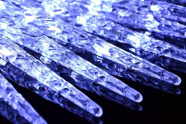 Vánoční LED osvětlení rampouchy 3,6 m, 40 LED, studená bílá