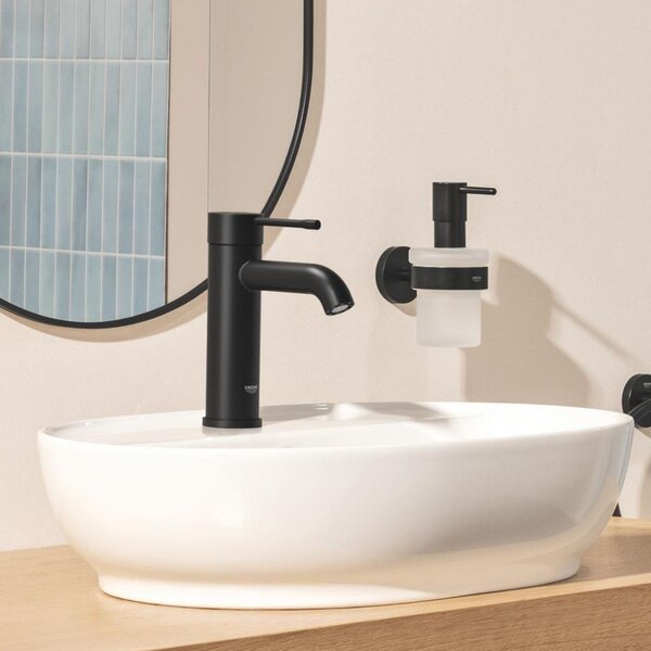 Grohe Essence New umyvadlová baterie stojící s termostatem černá 235902431