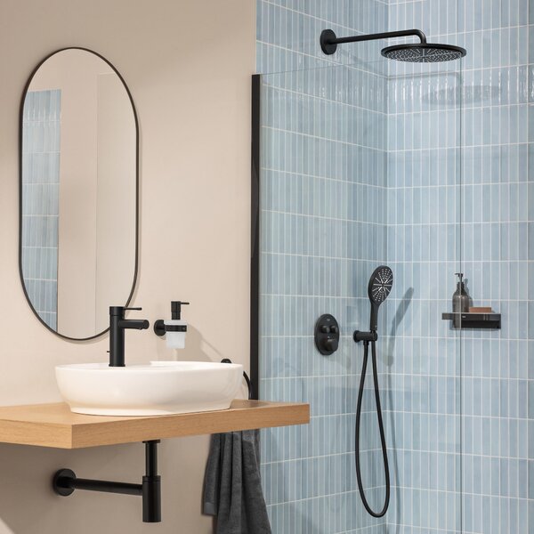 Grohe Essence New umyvadlová baterie stojící s termostatem černá 328982431