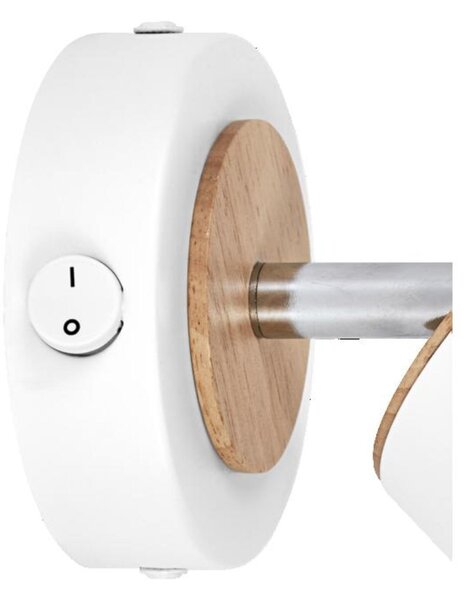 LEDVANCE LED nástěnné bodové svítidlo Pluto bílé 1 spot 4058075827882