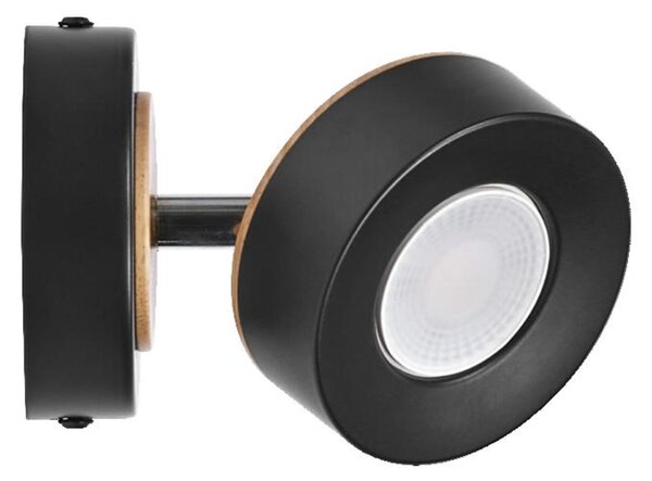 LEDVANCE LED nástěnné bodové svítidlo Pluto černé 1 spot 4058075833395
