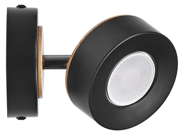 LEDVANCE LED nástěnné bodové svítidlo Pluto černé 1 spot 4058075833395