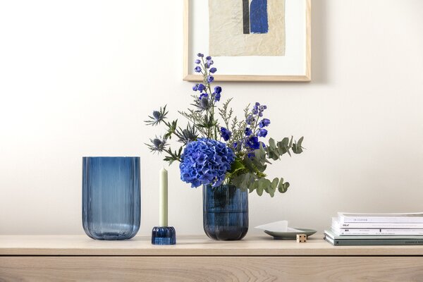 Villeroy&Boch váza Fleur Bleu, 15 cm, modrá