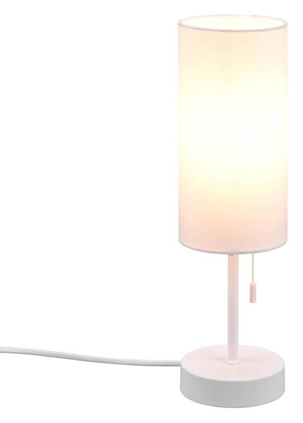 Stolní lampa Jaro s nabíjecím výstupem, bílá