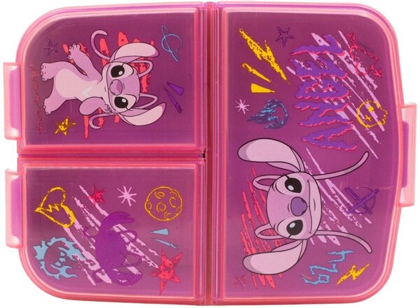 Multibox na svačinu Lilo & Stitch - motiv Angel - se 3 přihrádkami