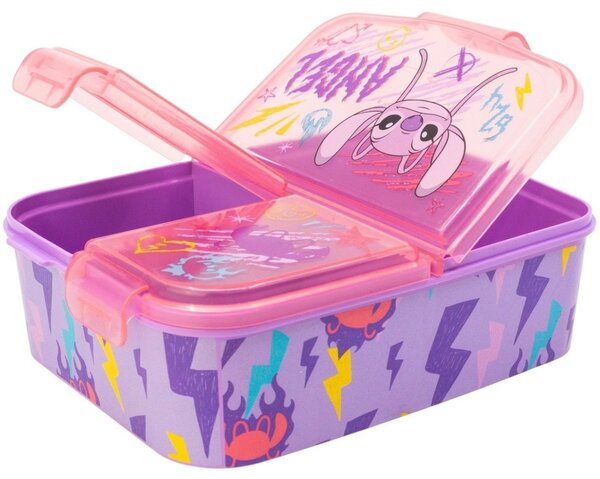 Multibox na svačinu Lilo & Stitch - motiv Angel - se 3 přihrádkami