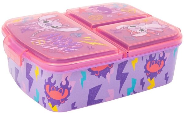 Multibox na svačinu Lilo & Stitch - motiv Angel - se 3 přihrádkami