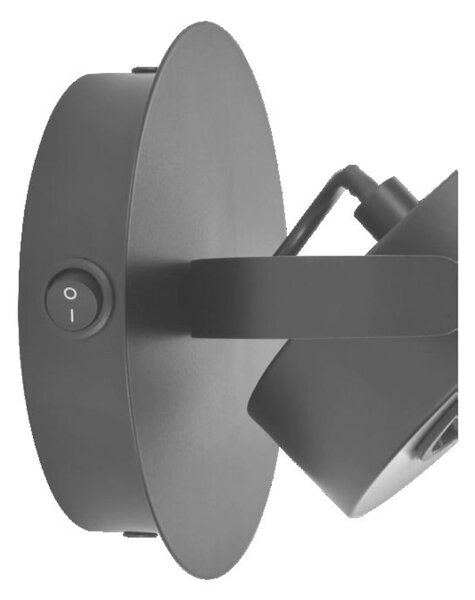 LEDVANCE LED nástěnné bodové svítidlo Venus černé 1 spot 4058075833630