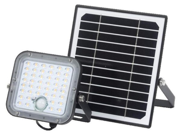 LEDVANCE LED solární reflektor Endura Flood Split Sensor 10 W 4000 K PIR dálkové ovládání stmívatelný