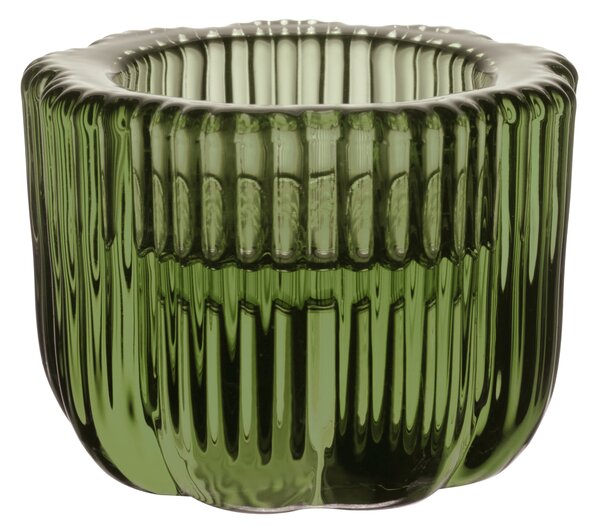 Villeroy&Boch skleněný svícen 2v1 Fleur Vert, Ø 6,5 cm, zelený