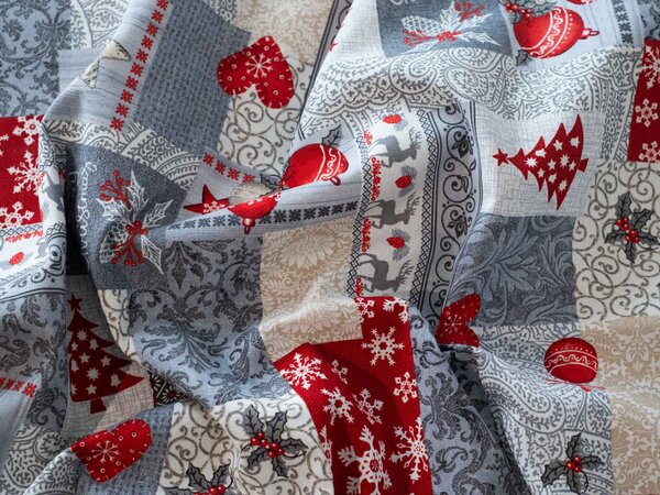 MK Lůžkoviny Vánoční ubrus 140 × 180 cm – Merry Christmas