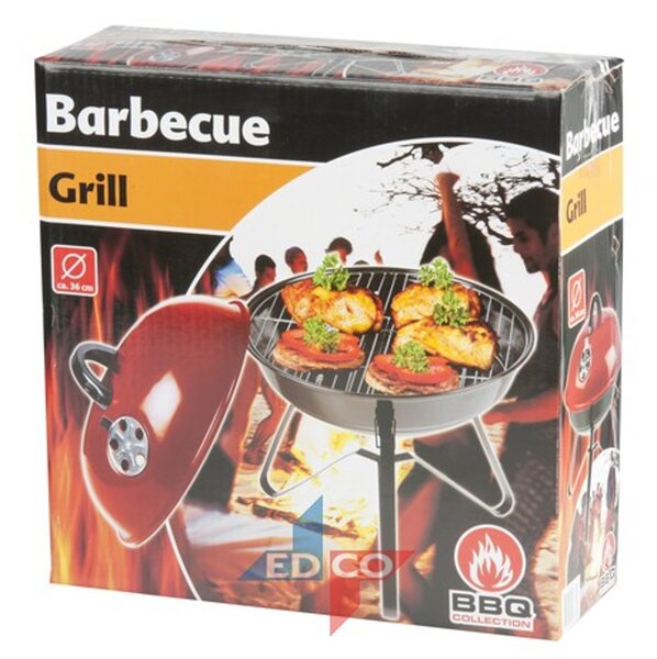 Zahradní BBQ gril na dřevěné uhlí