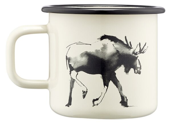 Muurla Hrnek Moose 0,37l, smalt / béžový