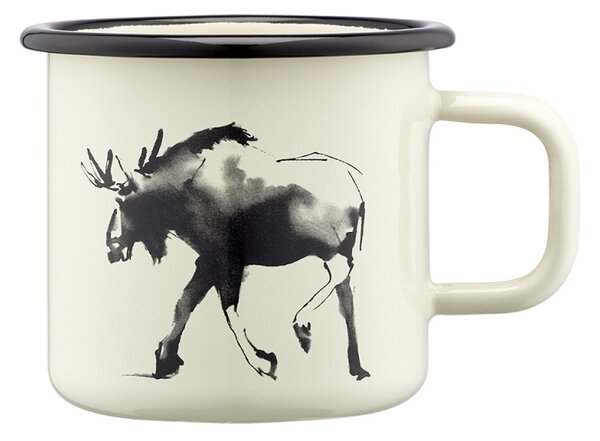 Muurla Hrnek Moose 0,37l, smalt / béžový