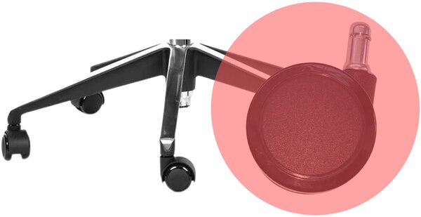 Zdravotní ergonomická kancelářská židle MERCURY FISH BONES PDH ČERNÝ PLAST, ČERNÁ – ohebné lamely v opěráku