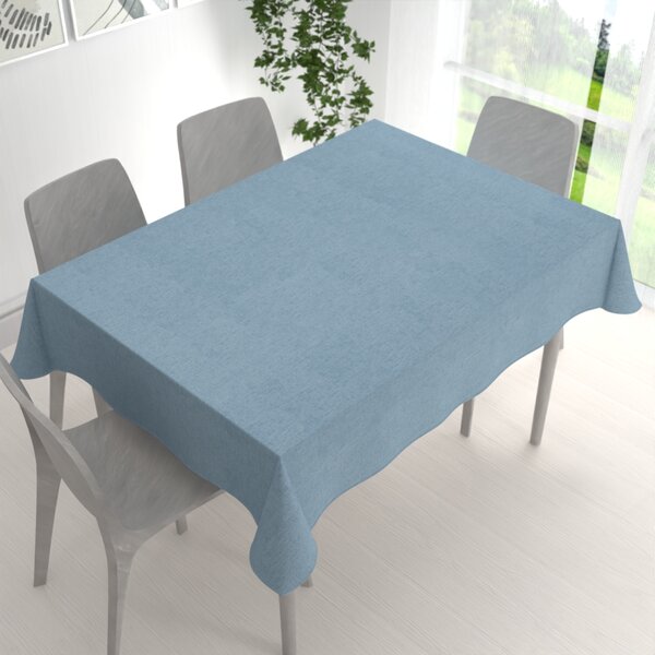 Biante Dekorační obdélníkový ubrus BKW-210 Světle modrý žíhaný 50x100 cm